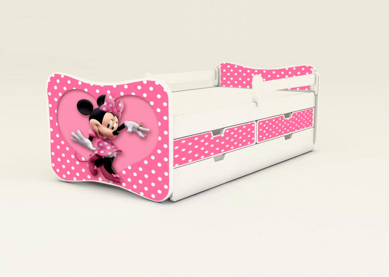 Detská posteľ s 2úložnými priestormi Minnie